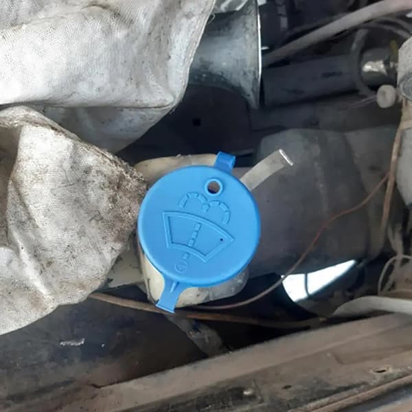 Bil vindrutetorkare Cover Lock Lock Tank Bott Blue