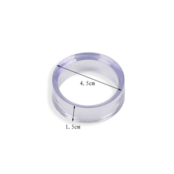 10 st Acrylic Clear Display Stand Sphere Hållare för Crystal Bal 10pcs medium