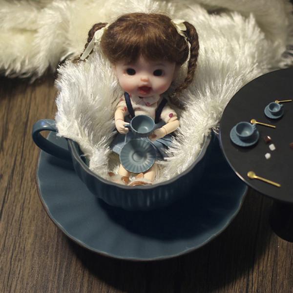 3st/ set 1:12 Dollhouse Mini Möbel Modell DIY Access Coffee Blue M