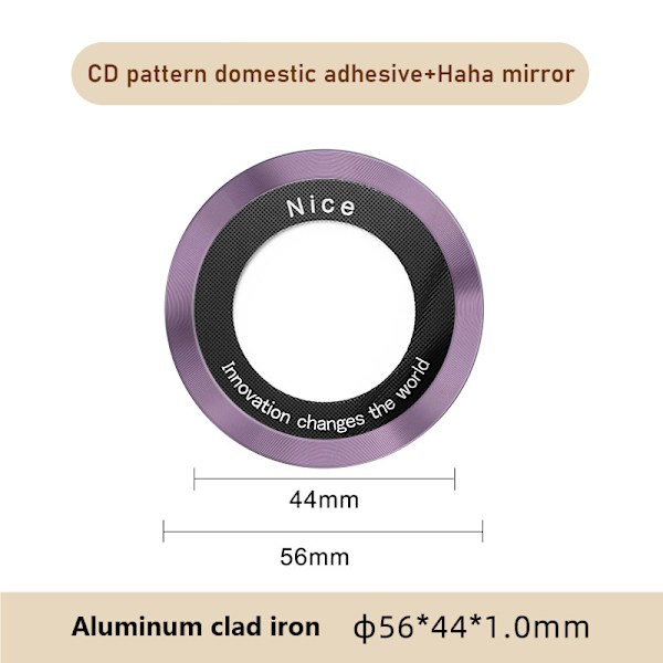För Magsafe Magnetic Plate Ring Universal Metal Sticker Support A3