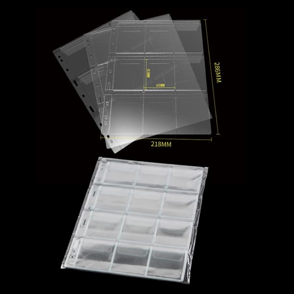 9/12 Grids Classic Plastic Mynthållare Ark Förvaring Collection 12-Grids