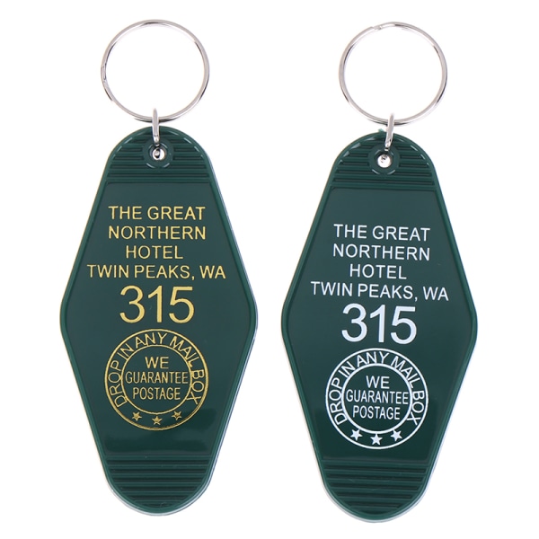 Twin Peaks Nyckelringar The Great Northern Hotel Room # 315 Key T White