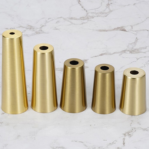 Fot Solid Borstad Järn Bord Stol Cylinder Cap Protect Decor A4