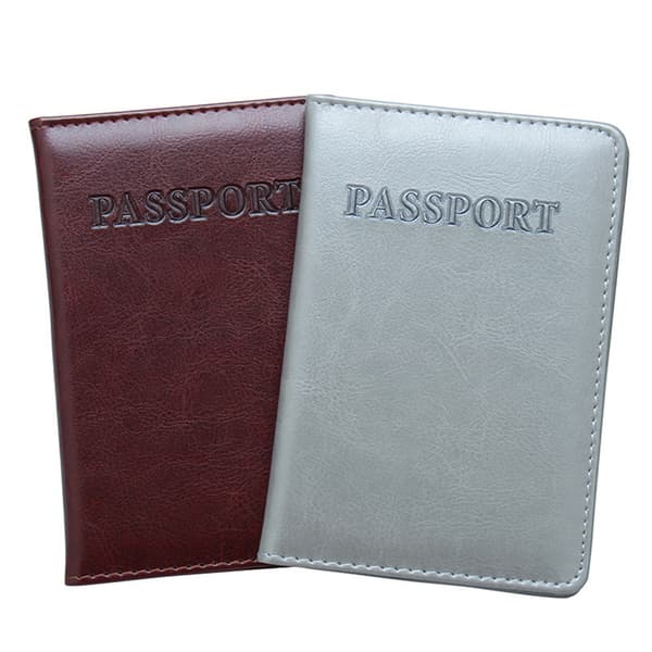 1st Resepassfodral Cover -ID & Dokument Passhållare Pr Red-brown
