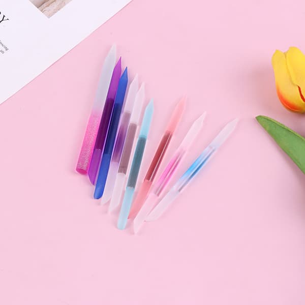 Glas icle Pusher Nail Manicure Stick Professional Precision Fi Pink