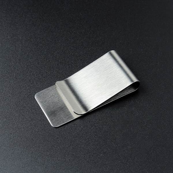 Högkvalitativ metall pennhållare Money Clip Mode Simple Cash Cl A2