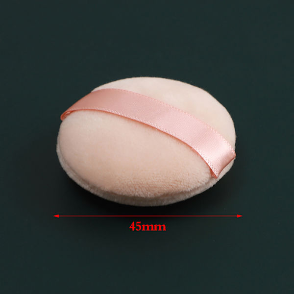 1 ST Mjuk ansiktsskönhetssvamp Puff Pads Face Foundation Cosmet Apricot 45 x 16mm