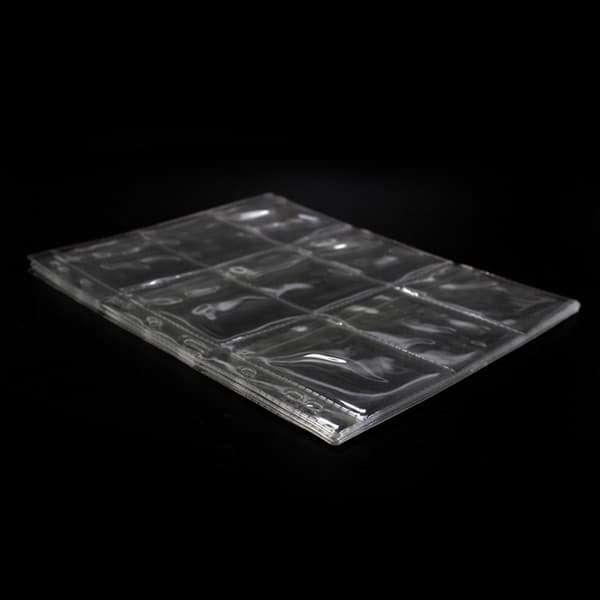 9/12 Grids Classic Plastic Mynthållare Ark Förvaring Collection 12-Grids