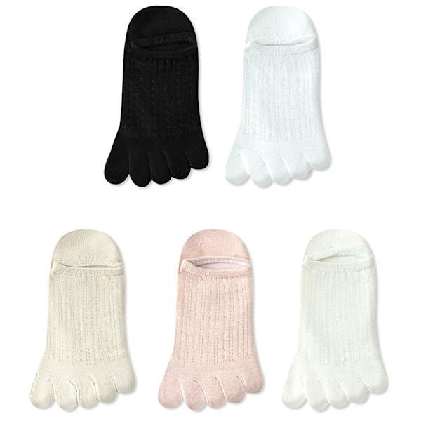 5 Finger Boat Sox Kvinnor Toe Boat Socks Mode Andas Summe A3