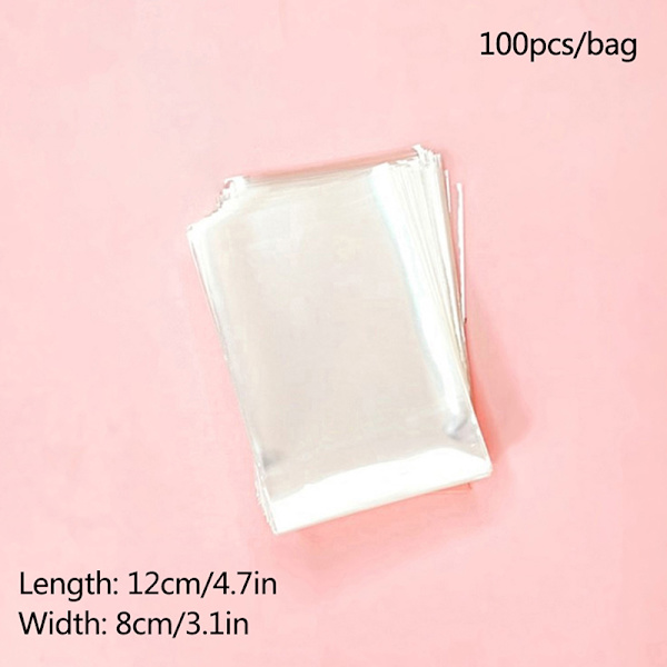 100st/pack Lollipop OPP Packpåsar Bakchoklad Pack Bag 9*13cm