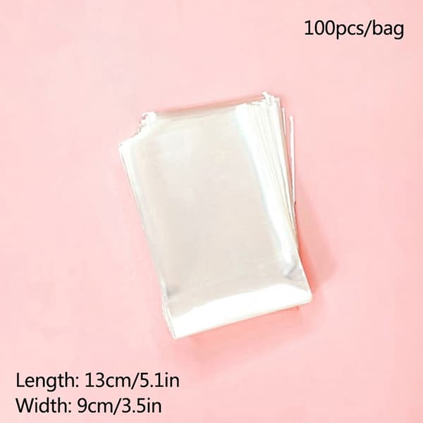 100st/pack Lollipop OPP Packpåsar Bakchoklad Pack Bag 8*12cm