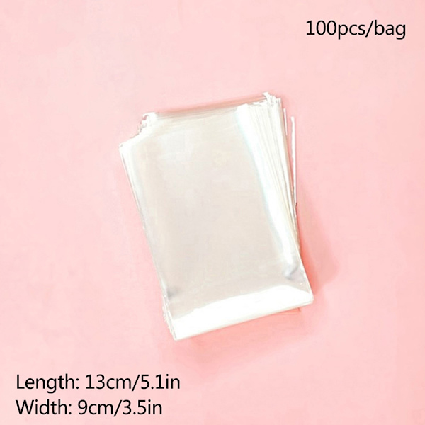 100st/pack Lollipop OPP Packpåsar Bakchoklad Pack Bag 9*13cm