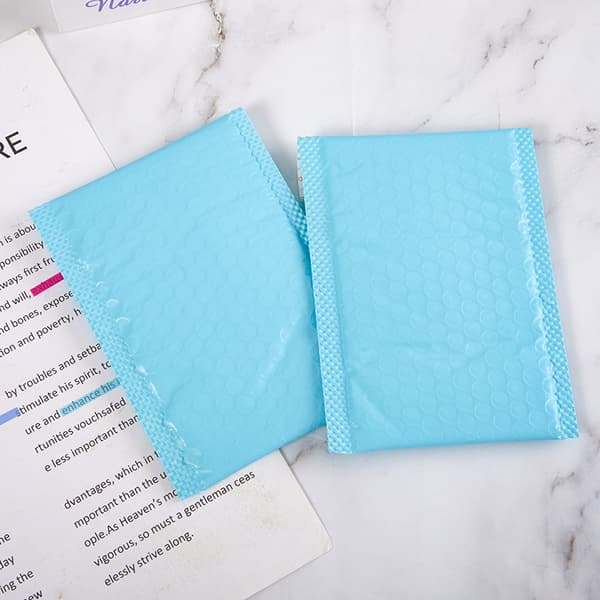 10st 15X11cm Ljusblå Bubble Mailers Self-Seal Shipping Padd