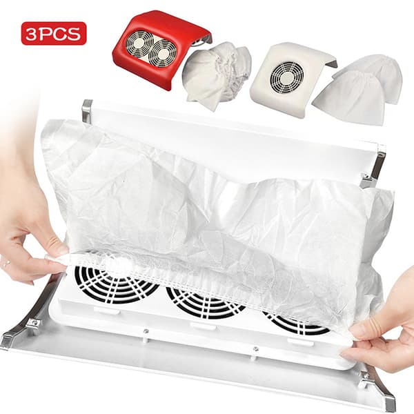 3st Non-woven Nageldammssugningspåsar Dammsugare A