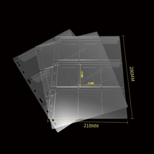 9/12 Grids Classic Plastic Mynthållare Ark Förvaring Collection 9-Grids