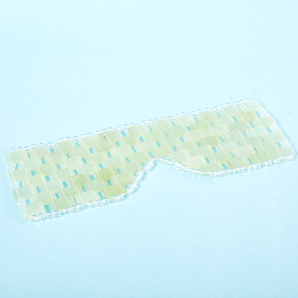 1PC Quartz Cooling Eye Mask Natural Jade Eye Mask Kallsömn