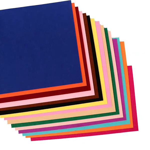 Nonwoven filttyg 10x10cm Patchwork tygpaket för barn Sc 40Pcs