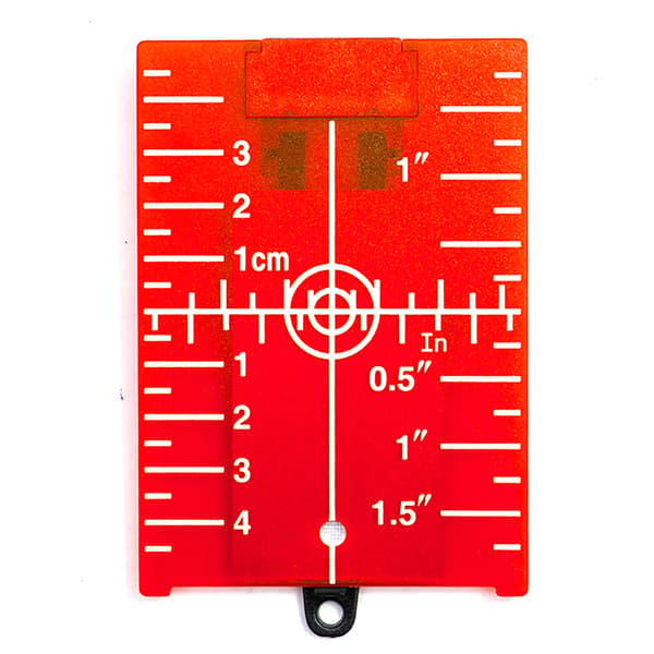 Plast Lase Target Card Plate För Grön Röd Lase Level Plate A2