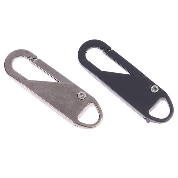 5st Universal Dragkedja Avtagbar Metall Dragkedja Head Slide 2(Silver)
