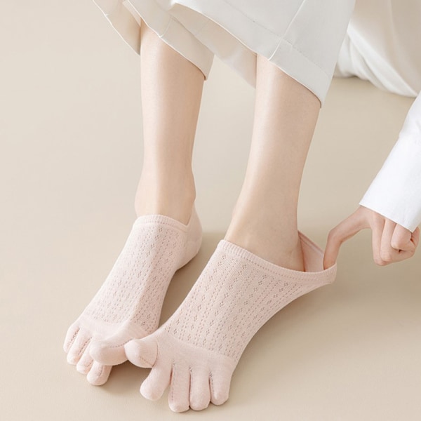 5 Finger Boat Sox Kvinnor Toe Boat Socks Mode Andas Summe A2
