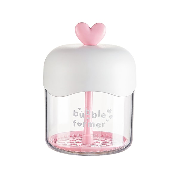 Portable Foam Maker Cup Bubble Foamer Maker Ansiktsrengöring Foa Pink