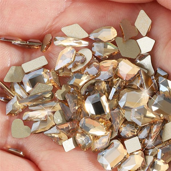 100 st Photochromic Aurora Rhinestones Nail Art Decor Mixed-sha 3