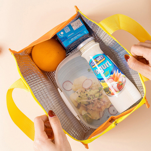 1Pc e Bärbar Thermal Lunch Box Bag Rese Picnic Isolerad Be 10