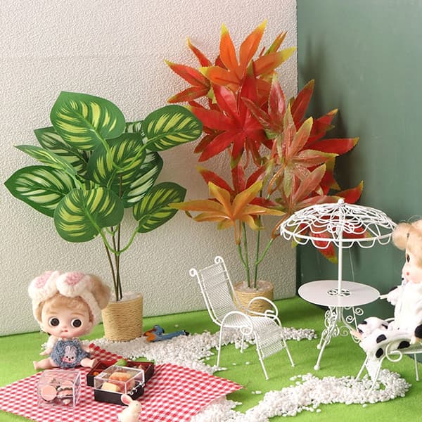 1:6 Dollhouse Miniature Potted s Model Tree Ornament 3#