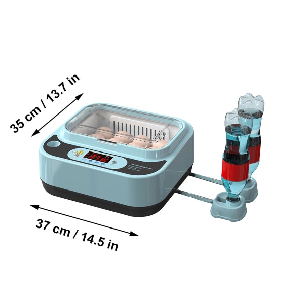 Eggs Incubators Poultry Hatcher For Chicken, Duck, Quail, Goose Eggs Christmas Gifts, Holiday Gift Blue 9