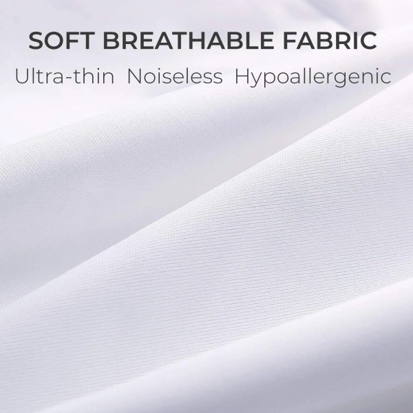 Baby Waterproof Mattress Protector Fitted Sheet Breathable & Noiseless Crib Toddler Baby Mattress Cover 71x132x20cm