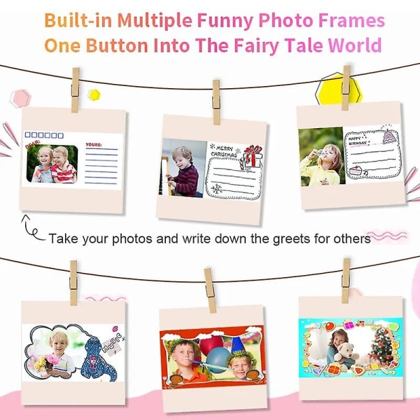 Children's Instant Print Camera With Thermal Printer Kids Digital Photo Camera Girl's Toy Child Camera Video Boy's Birthday Gift kid Instant Camera