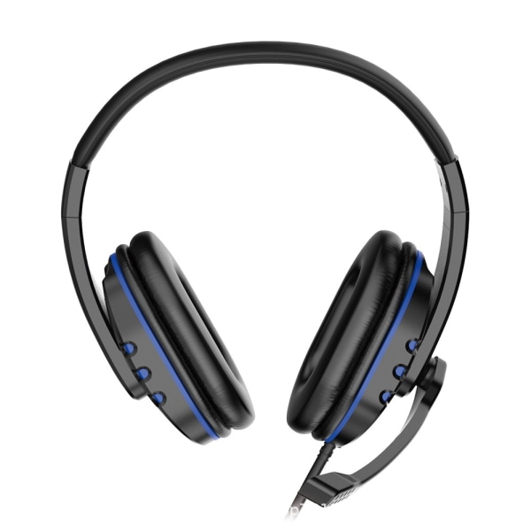 Gaming Headset 3.5mm Wired Over-Head Gamer Headphone With Microphone Volume Control Gamer Earphone Headset For Xbox PS4 PC Blue