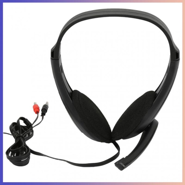 3.5mm Wired Headphones With Microphone Universal Headset Noise Reduction Earphone For Computer PC Laptop FPS Games PUGB CSGO White