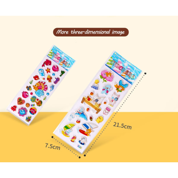 Kids Stickers 40 20 Different Sheets 3D Puffy Bulk Stickers for