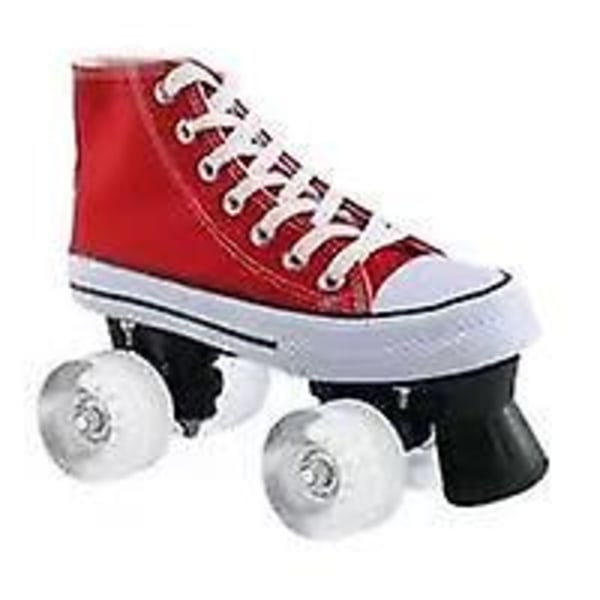 Canvas Double Row Roller Skates Shoes Patines With Four-wheel Quad Inline Training Sneakers Unisex PU Wheel 2 36