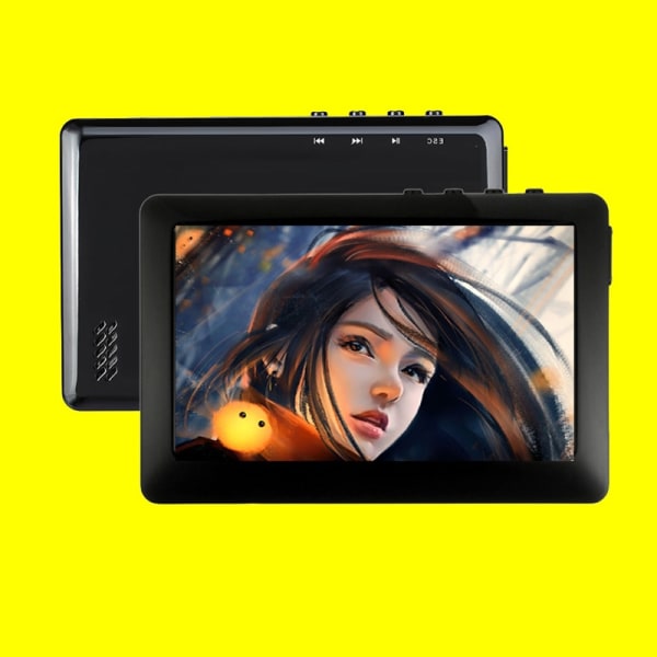 4.3 inch TFT Touch Screen 8GB MP3 MP4 MP5 Digital Player FM Radio Music player Including Earphone with Speaker ebook reading Black 4GB