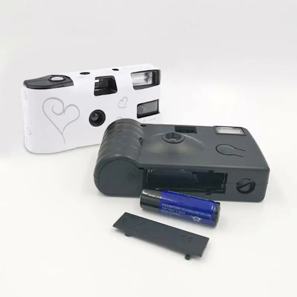 16 Photos Disposable Film Camera Power Single Use Once Take Pictures Tool for Ivory