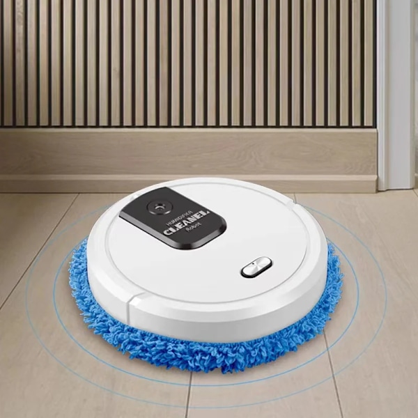 1500 mAh Mopping with Sprayer Machine Smart Home Floor Sweeping Automatic Electric Floor Mops Floor Steam Cleaner Robot Red