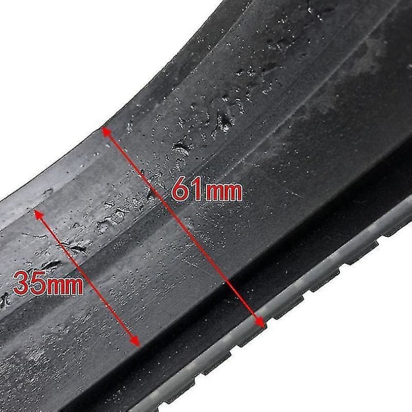 10x2.5 Black Solid Tire For Folding E-bike Widened Tyre Rubber