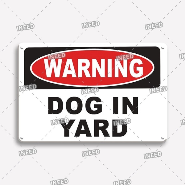 Tin Sign Warning Slogan Plate Retro Vintage Plaque Metal Plate Keep Out Aviso Camera For Yard Street Home Door Wall Decor Gift 31130 20x30cm
