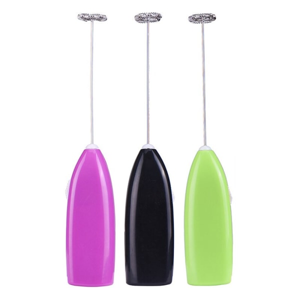 Electric Egg Beaters Blender Handle Milk Drink Coffee Whisk Mixer Frother Foamer Stirrer Kitchen Egg Tools 080 black