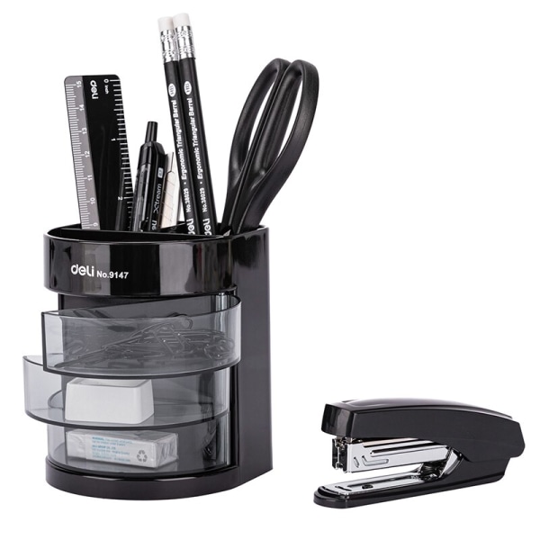 12 Psc Set High Quality Stationery Office Suit Large Desk Organizer School Storage Box Stationery Set For Office Supplies 12pcs set