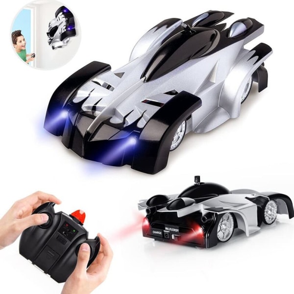 RC Car Climbing Ceilling Electric Car Radio Remote Control Machine Model Anti Gravity Drift RacingToys For  Children Boy Gift red 3