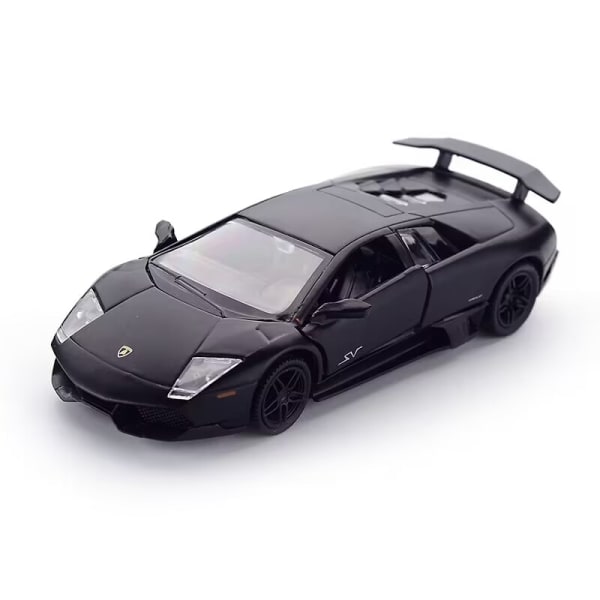 1:36 Diecast Car Authourized Models Dark Black Series Exquisite Made Collectible Play Mini Cars 12.5 Cm Pocket Toy For Boys 988M-AMG GTS