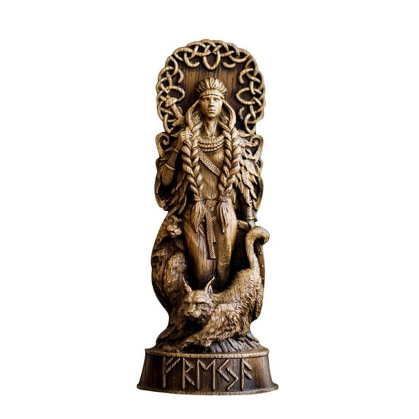 Nordic Gods Odin Sol Loki  Carving Resin Sculpture Altar Heathen Asatru Norse Legend Viking God Goddes Home Desk Decoration Freya