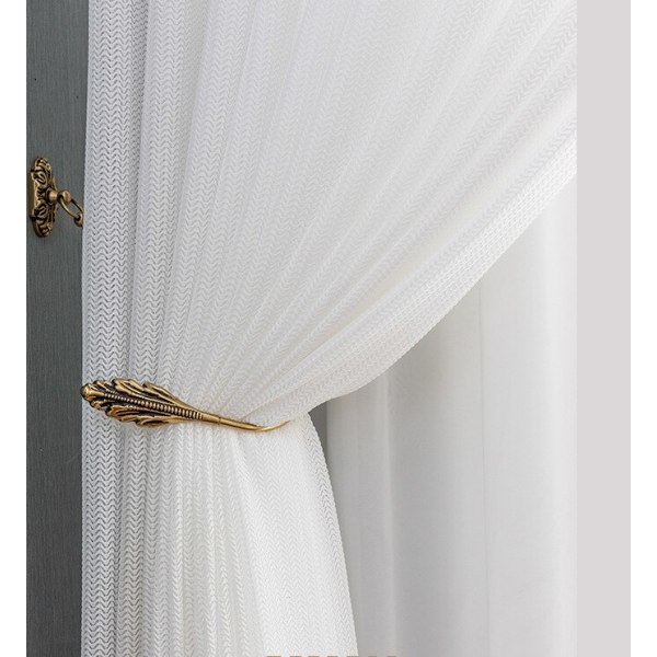 New Curtains for Living Dining  Room Bedroom Herringbone Yarn Hot-selling Curtains Nordic Simplicity Window Curtain White W100cmxH250cm 1PC