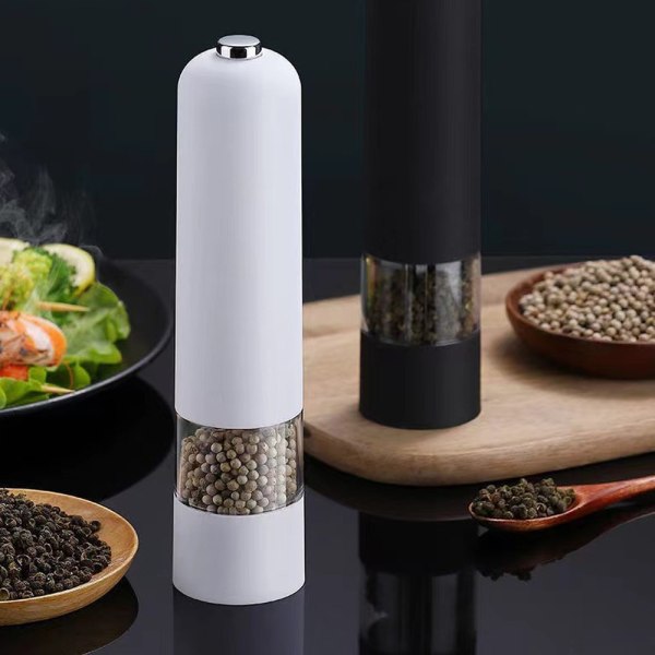 Automatic Salt Pepper Grinder Set Electric Spice Mill For Pepper Spice Adjustable Coarseness Kitchen Grinding Gadgets Red