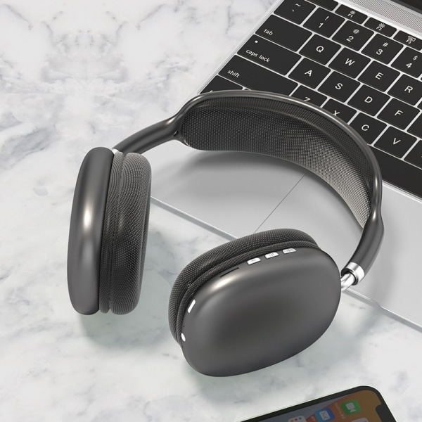 P9 Headphone Gaming Headset with Mic Surround Sound Stereo Wired Wireless Headset Bluetooth Earphones for PC Laptop Gold