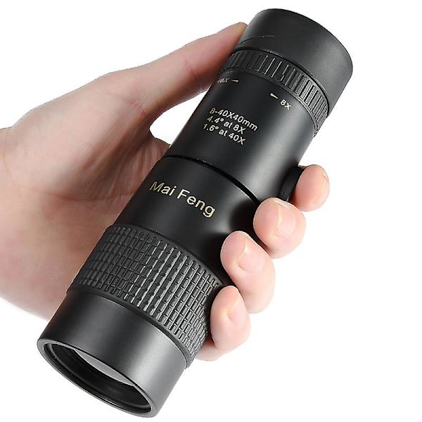 Maifeng Powerful 8-40x40 High Zoom Monocular Professional Telescope Portable For Camping Hunting Lll Night Vision Binoculars Hd