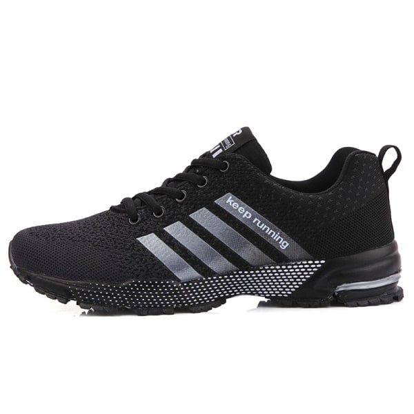 Men's and women's flats fashion casual sneakers couple walking shoes plus size breathable fitness running shoes men shoes Chocolate 36